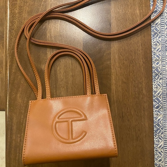 Mini Telfar bag cognac - Picture 2 of 2